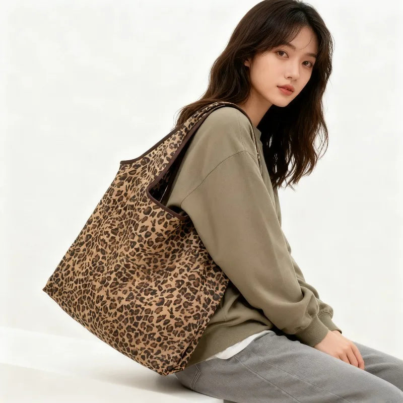 Leopard Print Tote Bag