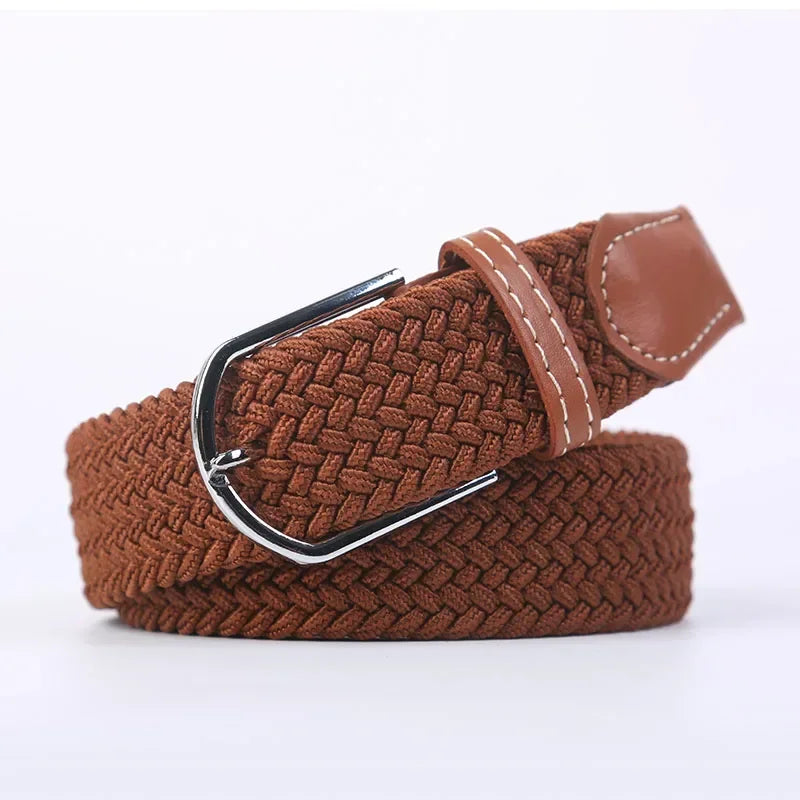 Unisex Braided Canvas Belt