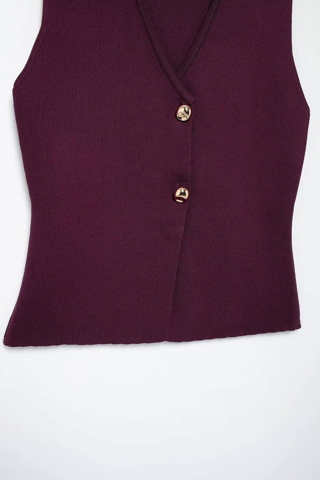 Women's Wine Red Knit Skirt Set