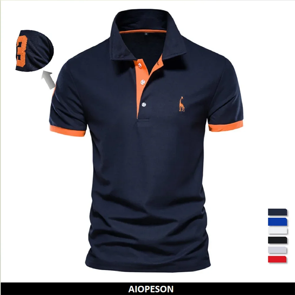 Men's Embroidered Polo Shirt