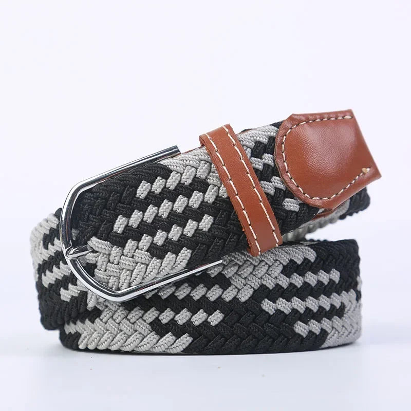 Unisex Braided Canvas Belt