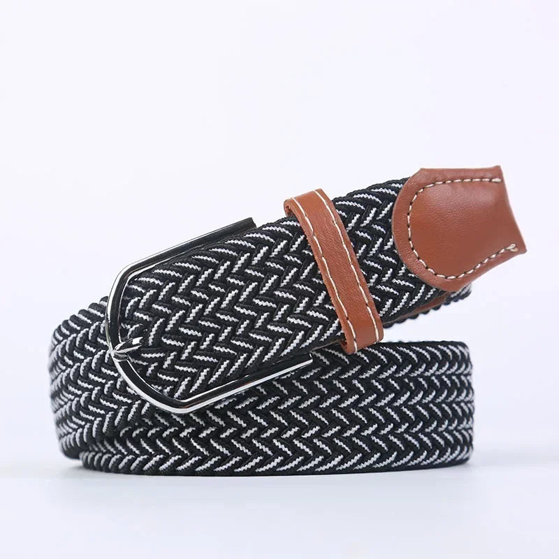 Unisex Braided Canvas Belt