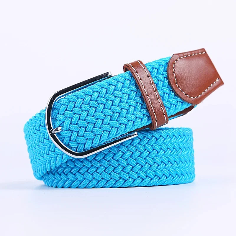 Unisex Braided Canvas Belt