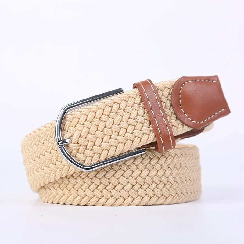 Unisex Braided Canvas Belt