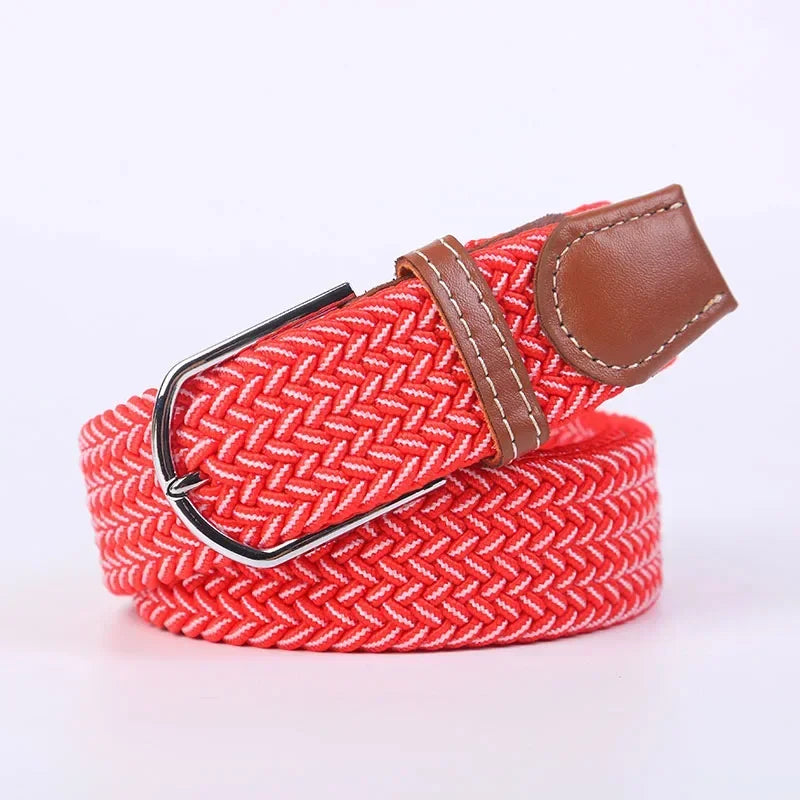 Unisex Braided Canvas Belt