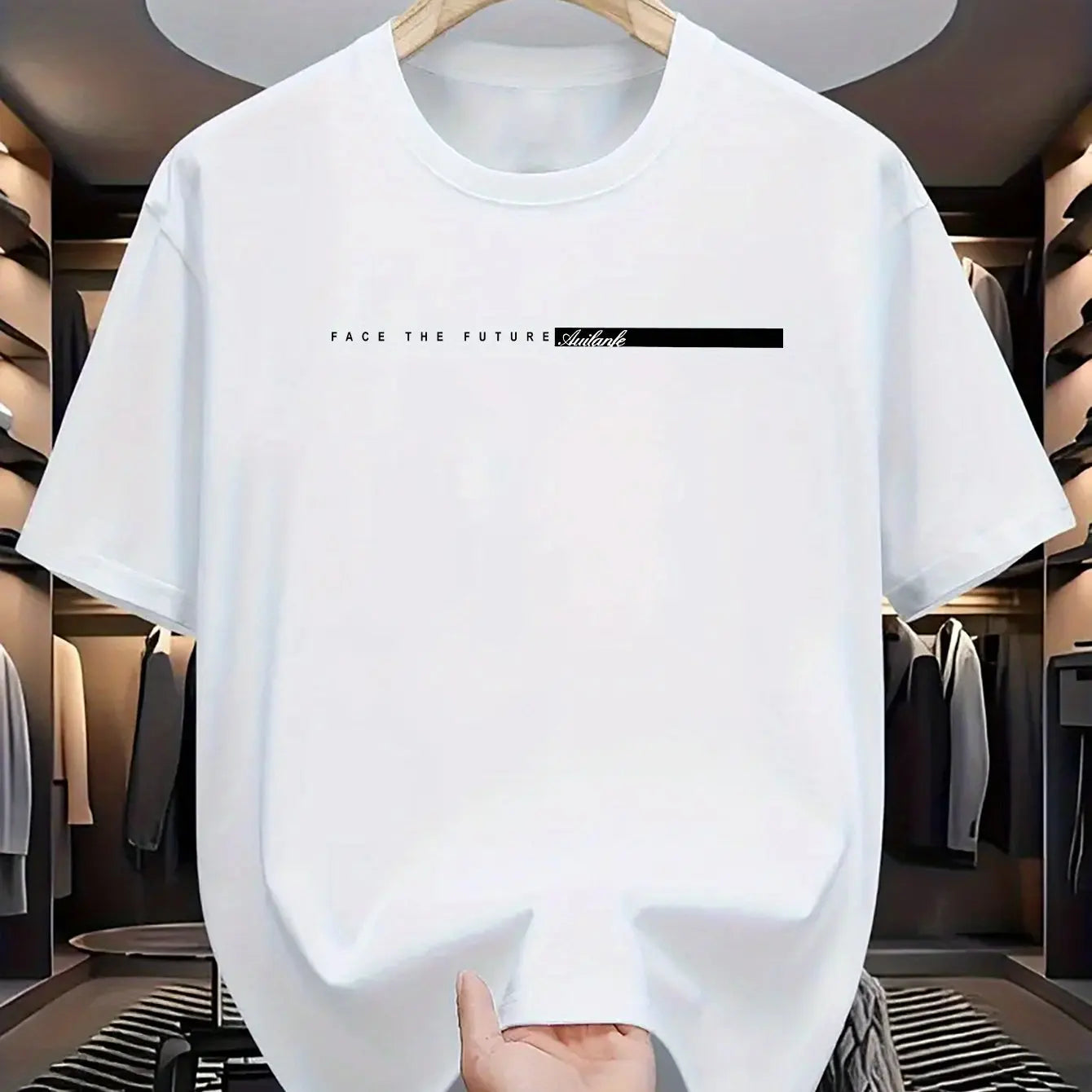 Men's Graphic Print Oversized T-Shirt