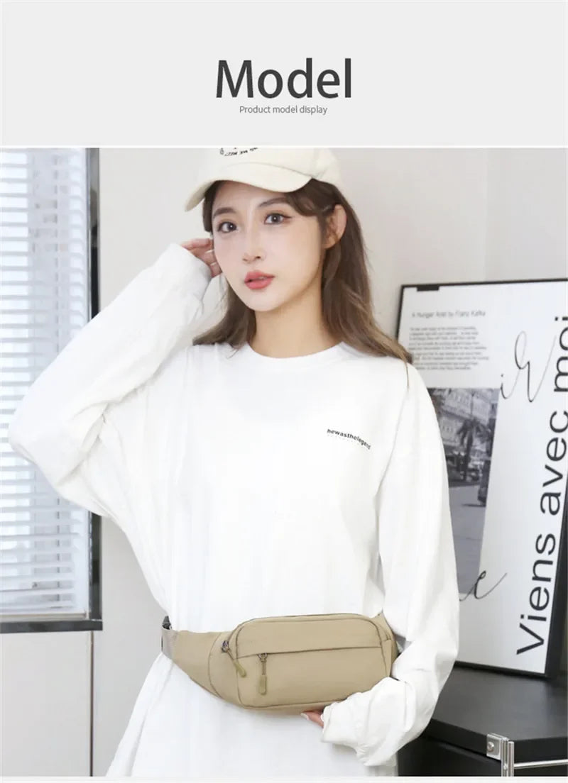 Unisex Canvas Belt Bag