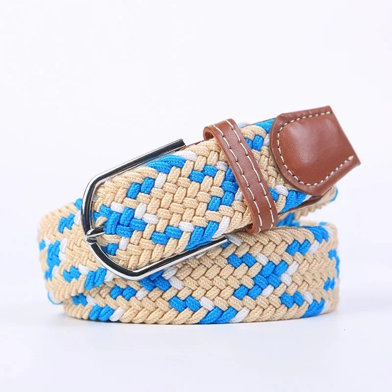 Unisex Braided Canvas Belt