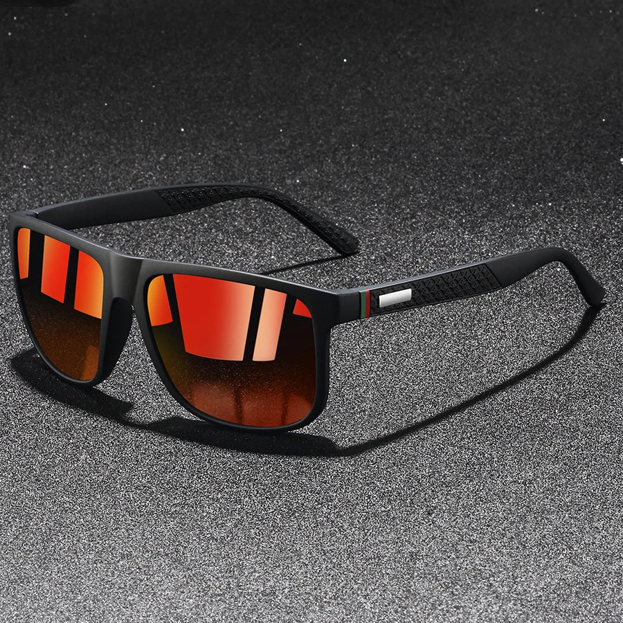 Unisex Striped Sunglasses