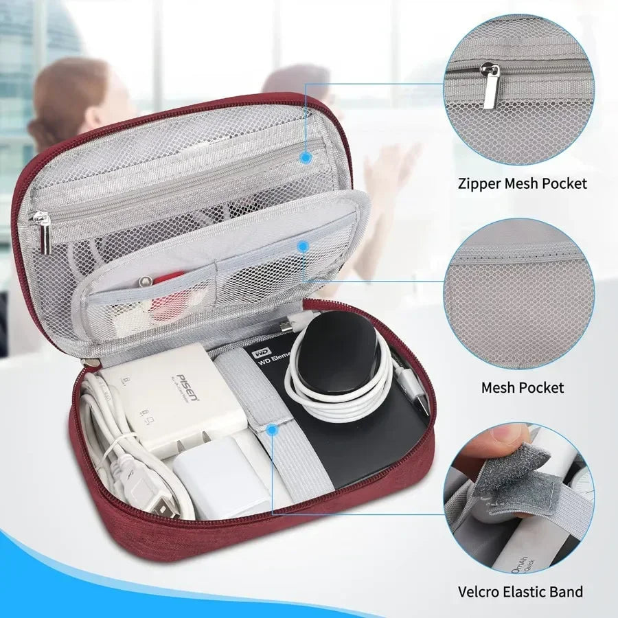 Travel Cable Organizer Bag
