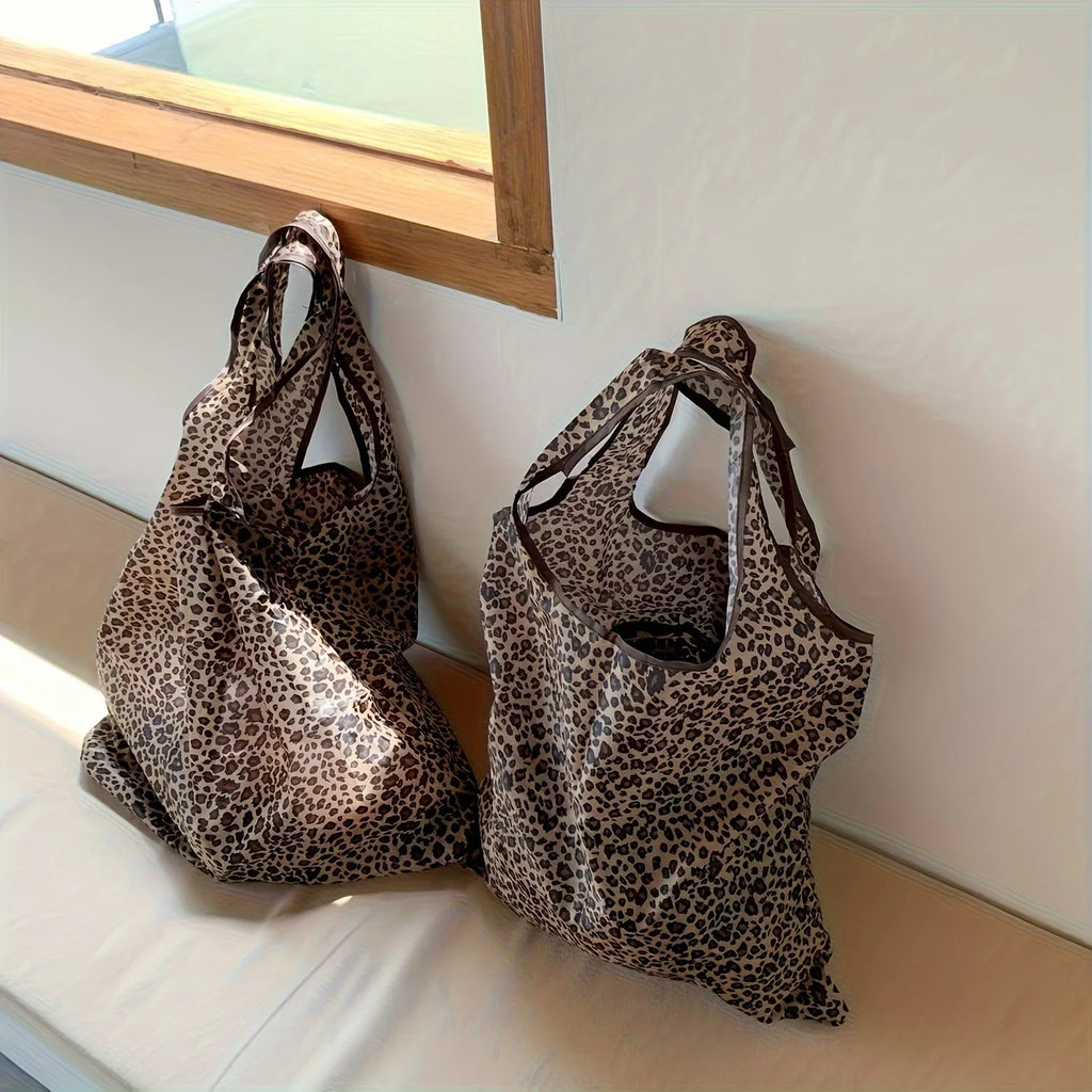 Leopard Print Tote Bag