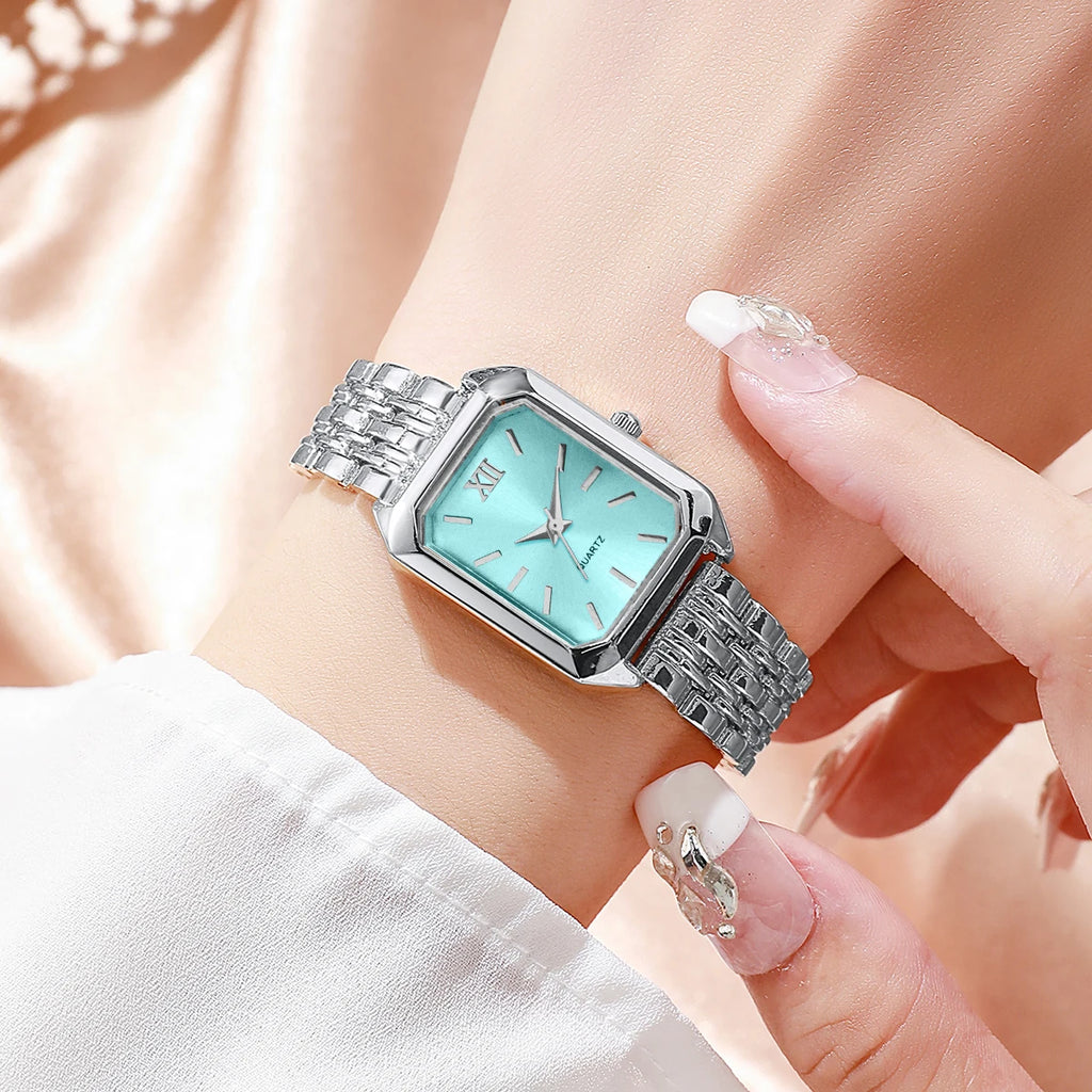 Rose Gold Watch & Bracelet Set for Women | Golden Thread