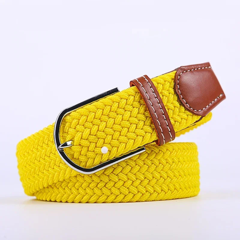 Unisex Braided Canvas Belt
