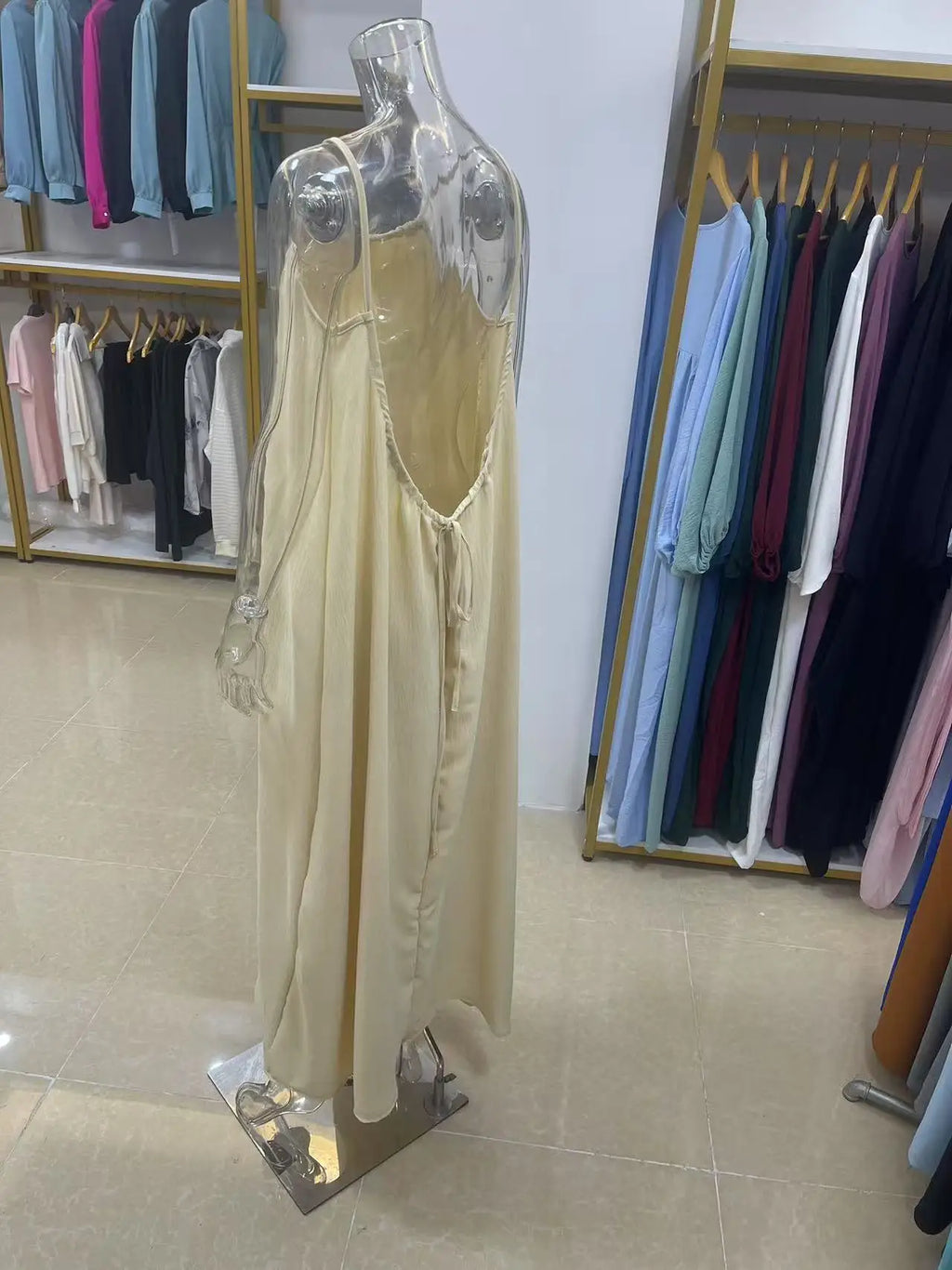 Women's Strapless Maxi Dress