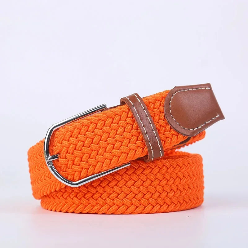 Unisex Braided Canvas Belt