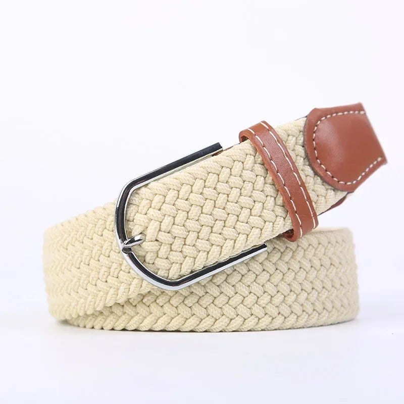 Unisex Braided Canvas Belt