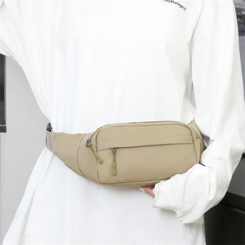 Unisex Canvas Belt Bag