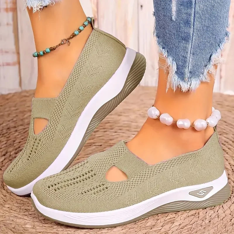 Women's Knit Casual Sneakers