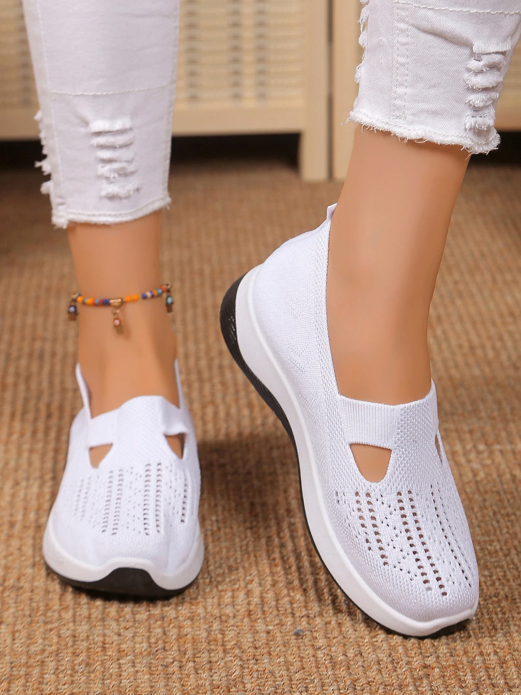 Women's Knit Casual Sneakers