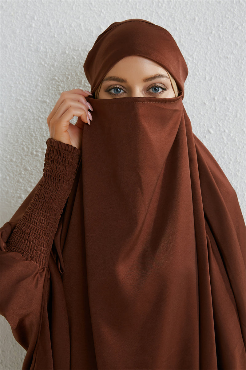 Hooded Prayer Abaya Dress