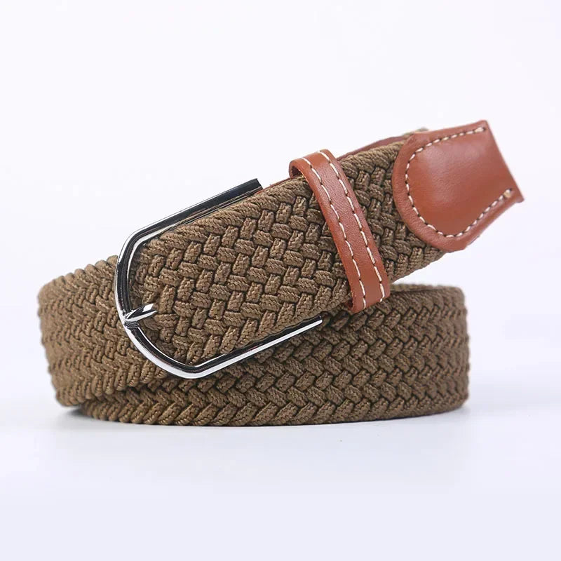 Unisex Braided Canvas Belt