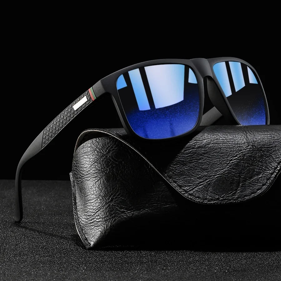 Unisex Striped Sunglasses