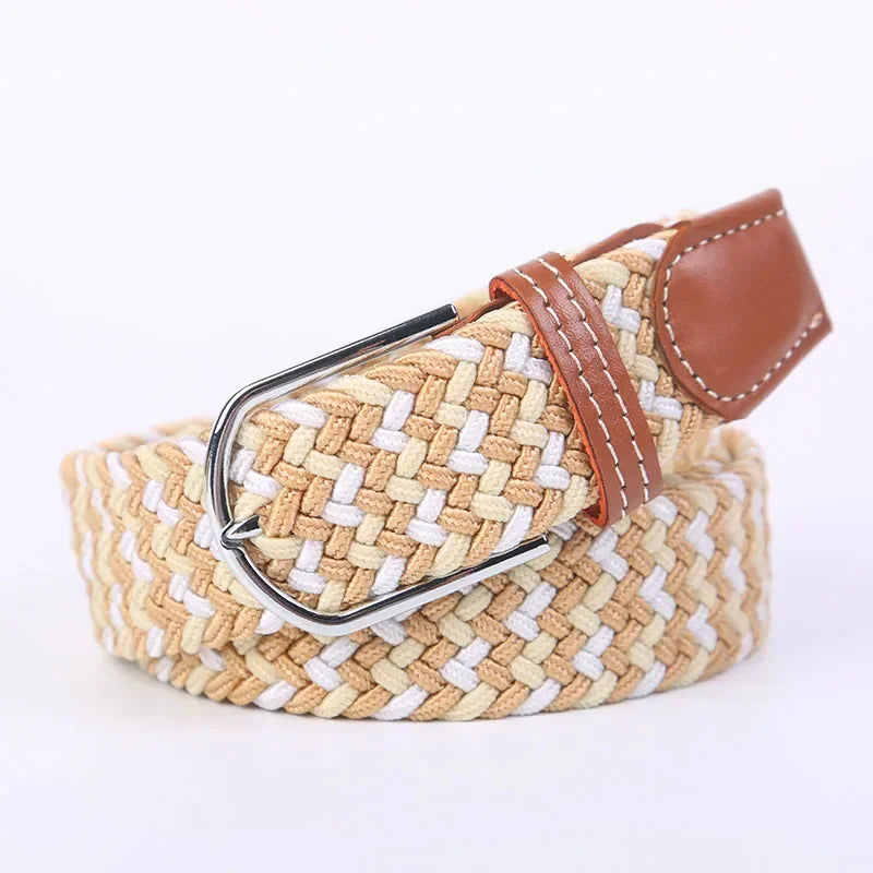 Unisex Braided Canvas Belt