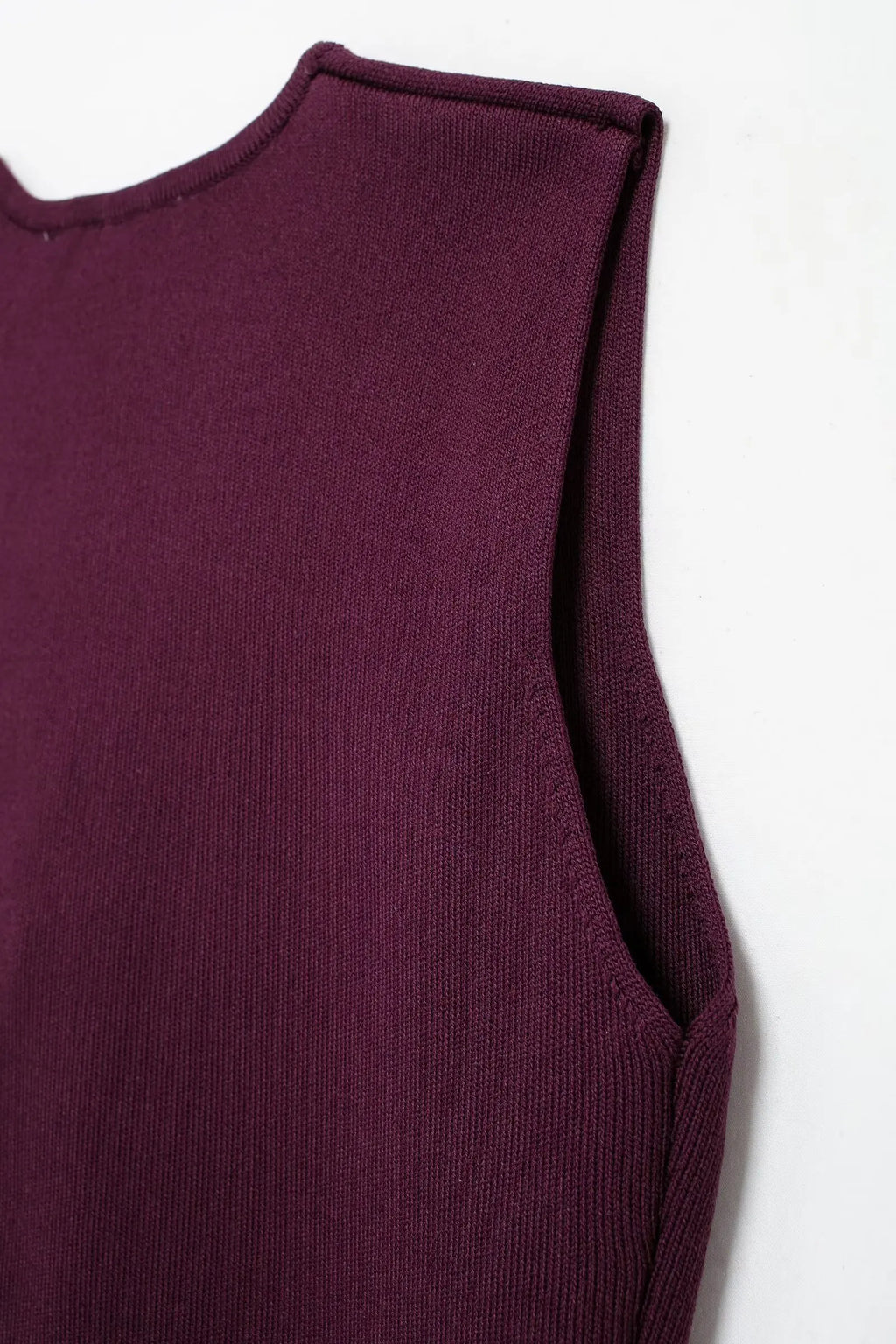 Women's Wine Red Knit Skirt Set