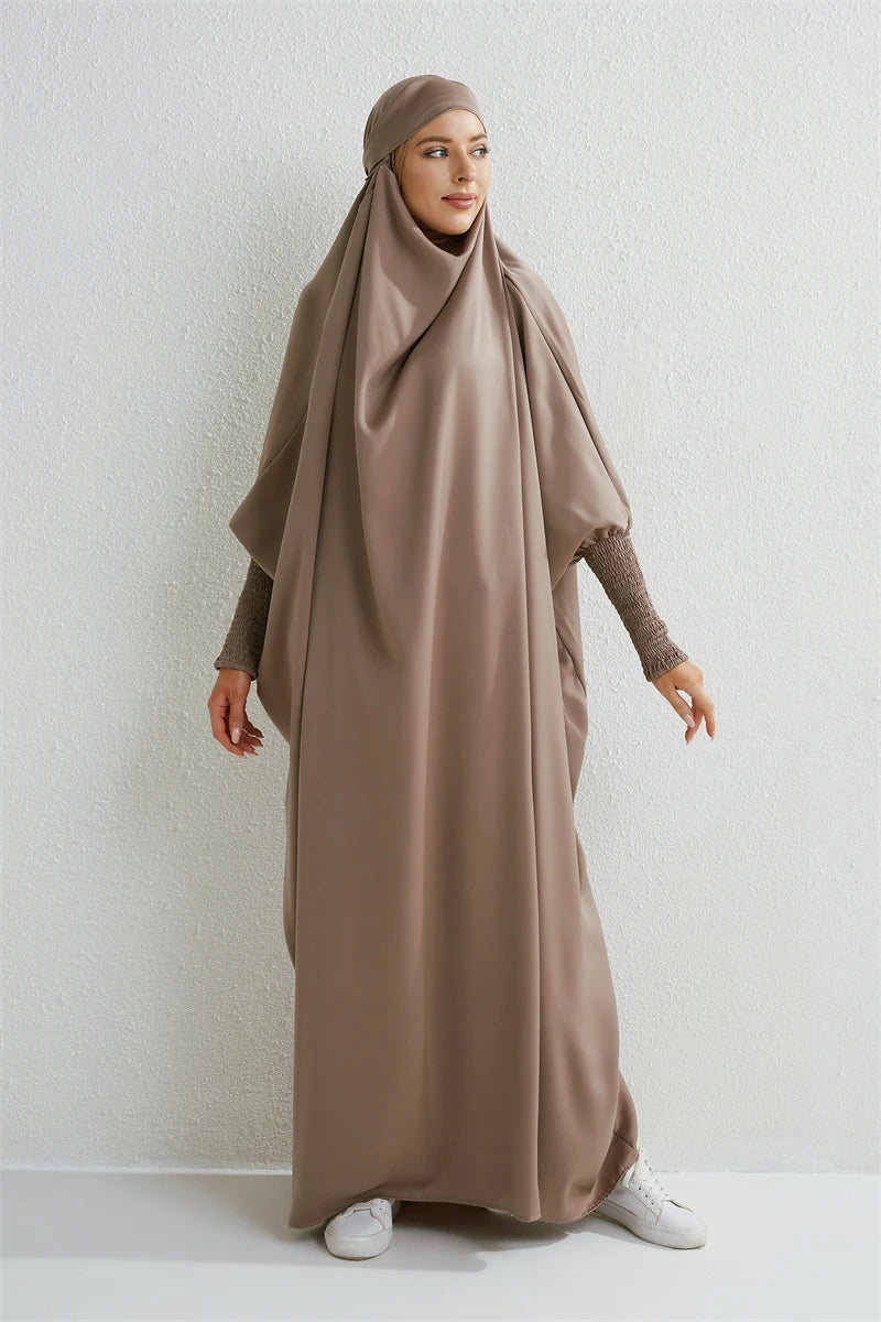Hooded Prayer Abaya Dress