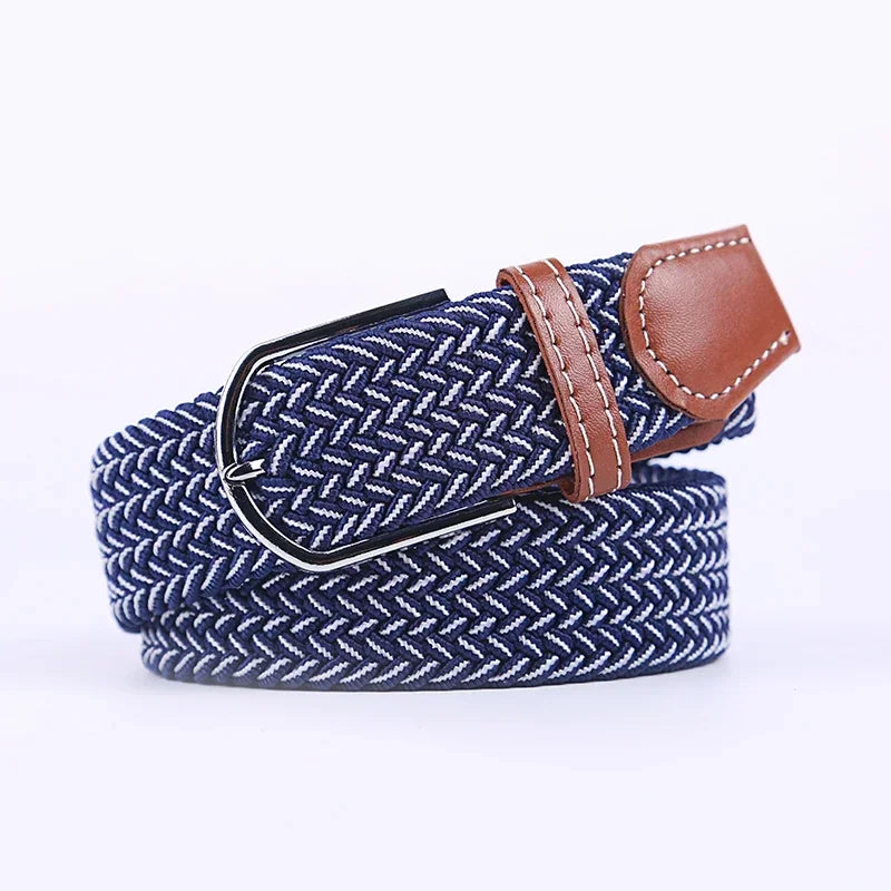 Unisex Braided Canvas Belt