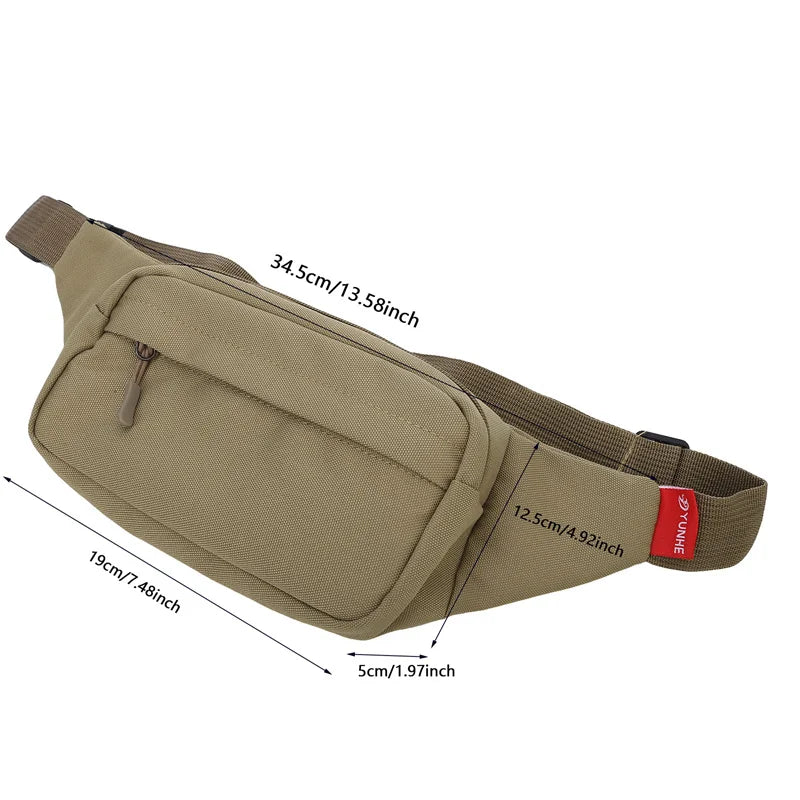 Unisex Canvas Belt Bag