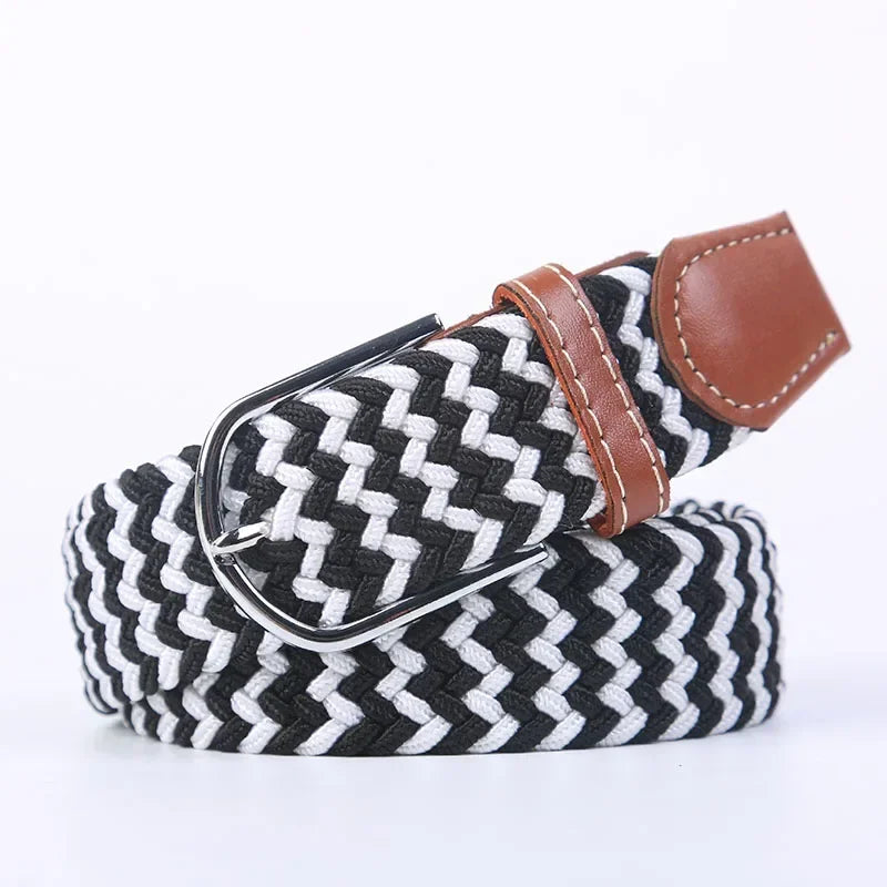 Unisex Braided Canvas Belt