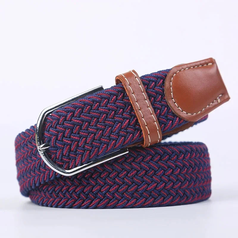 Unisex Braided Canvas Belt