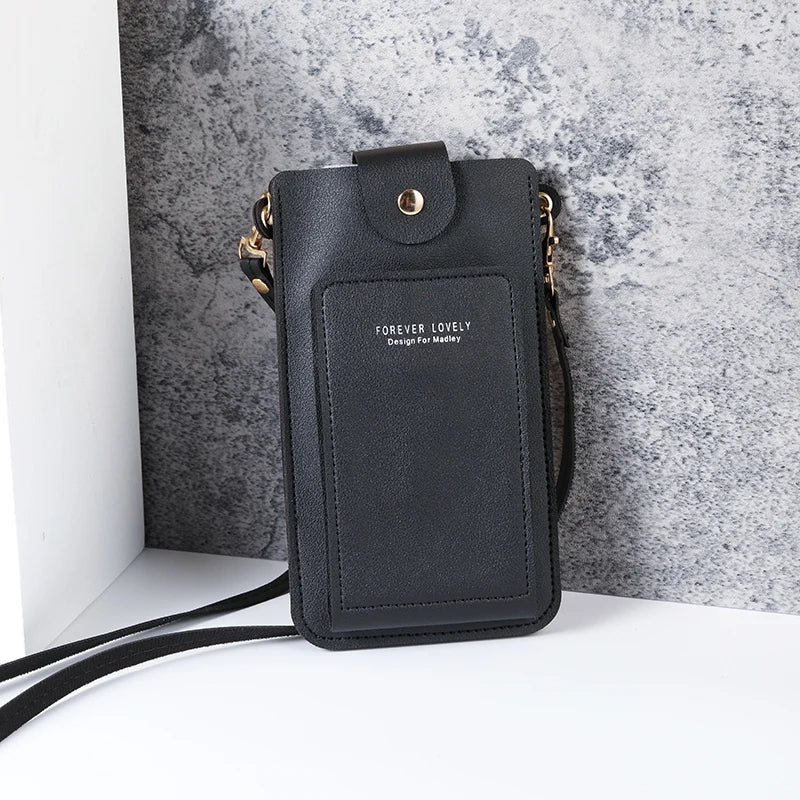 Women's Solid Color Phone Sling Bag – Lightweight Crossbody Shoulder Bag