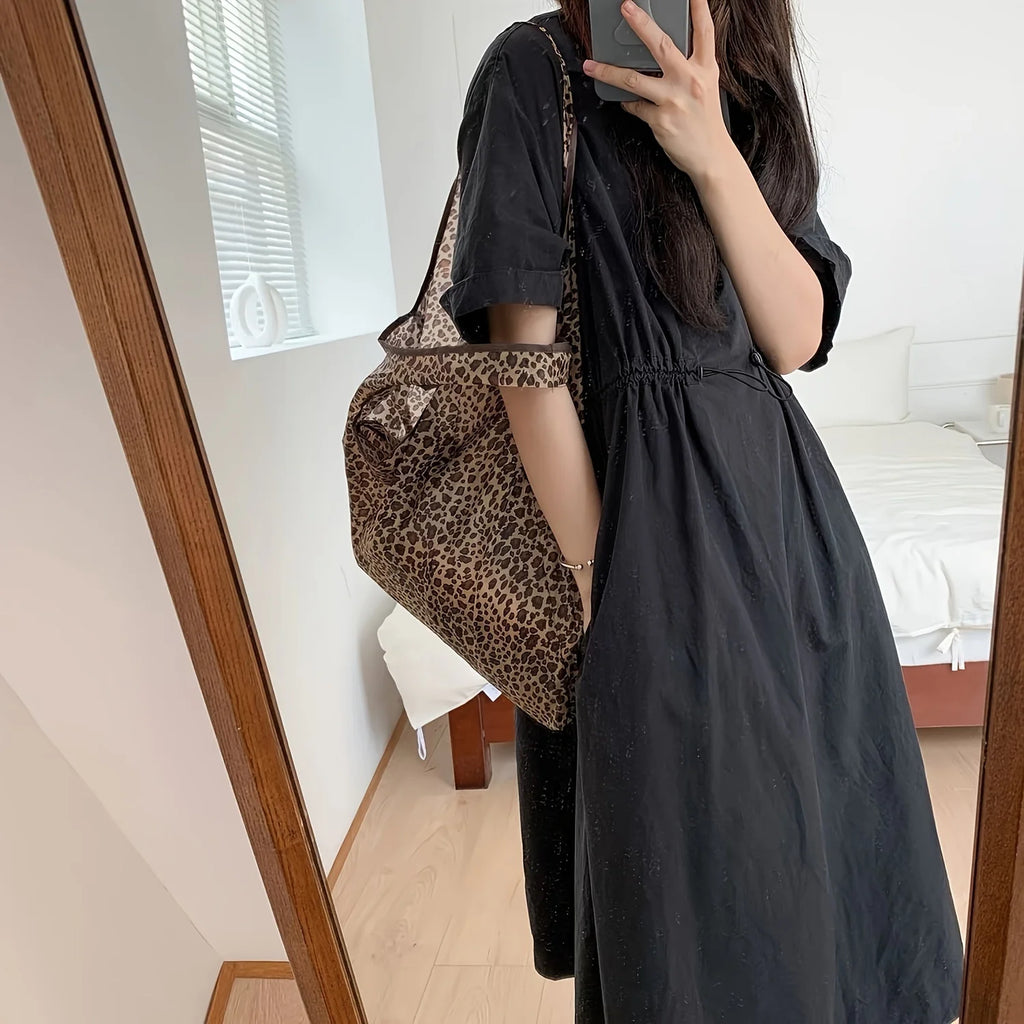 Leopard Print Tote Bag