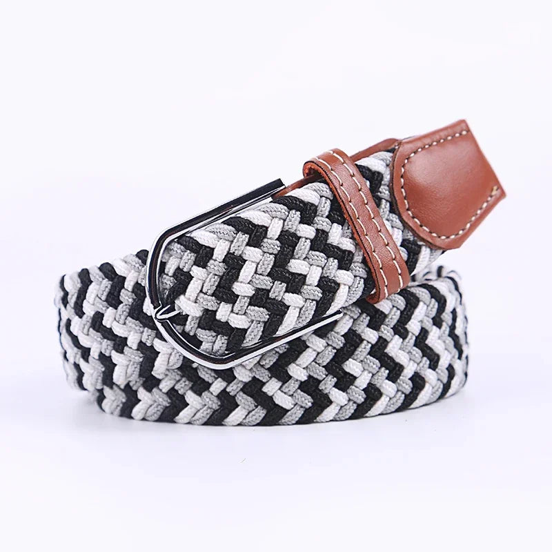 Unisex Braided Canvas Belt