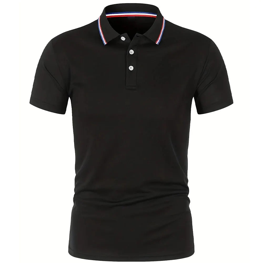 Men's Classic Black Polo Shirt