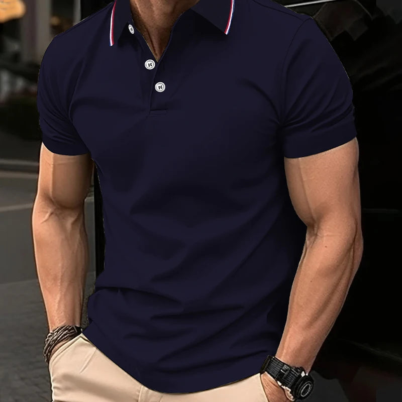 Men's Classic Black Polo Shirt