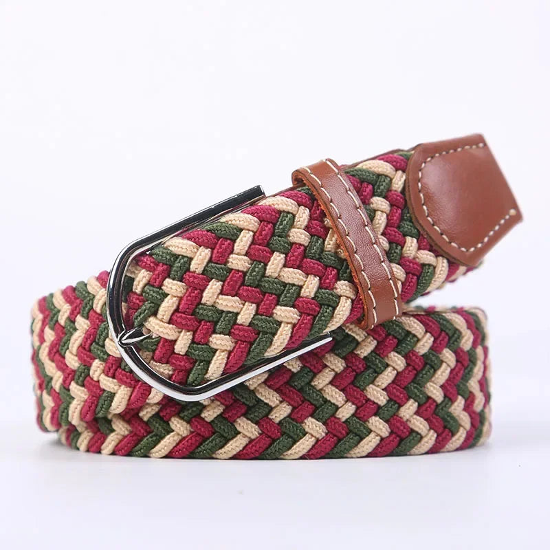 Unisex Braided Canvas Belt