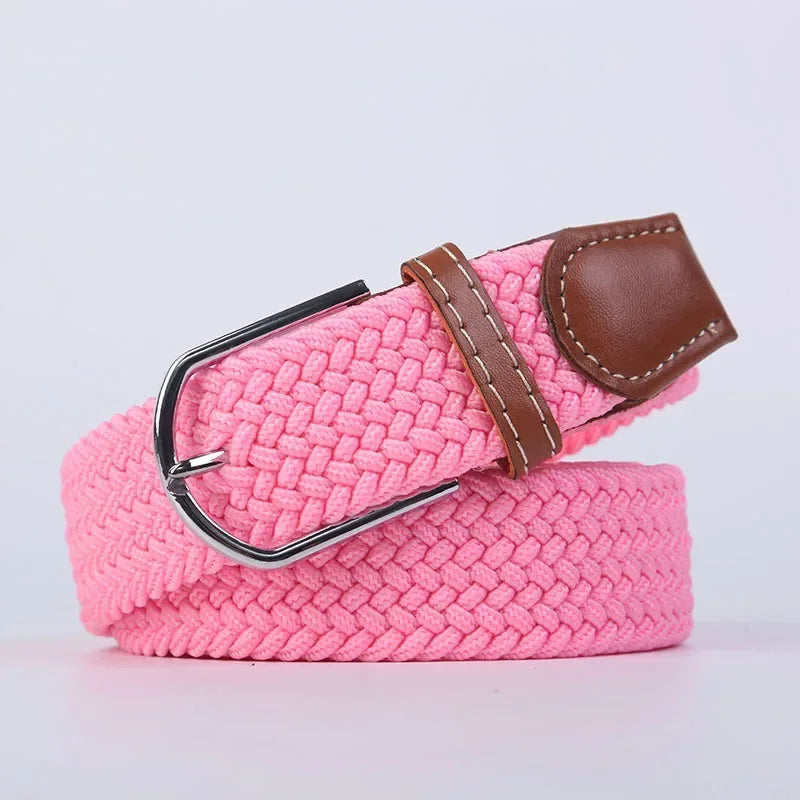 Unisex Braided Canvas Belt
