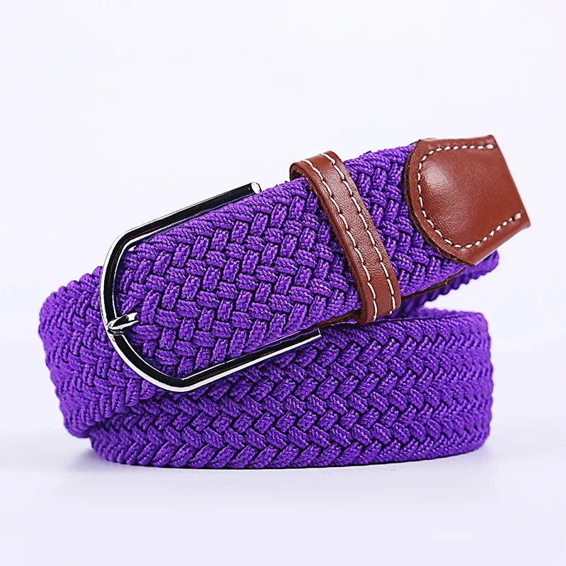 Unisex Braided Canvas Belt