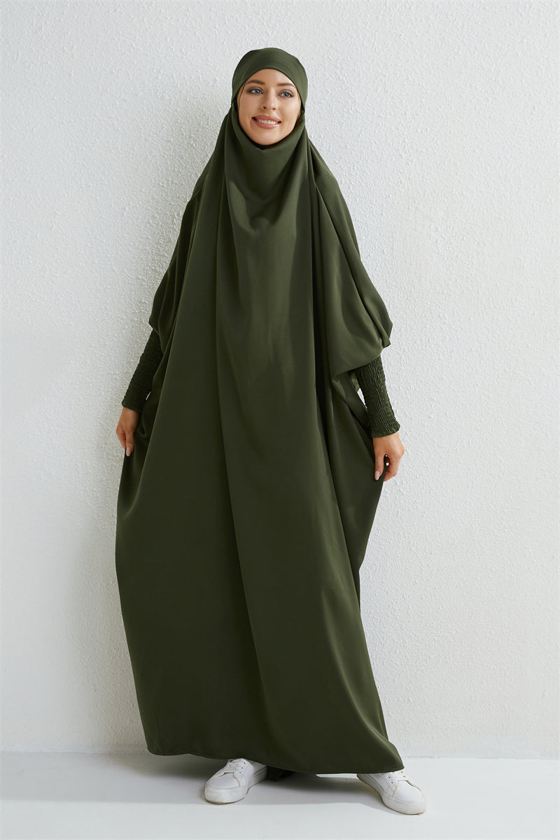 Hooded Prayer Abaya Dress