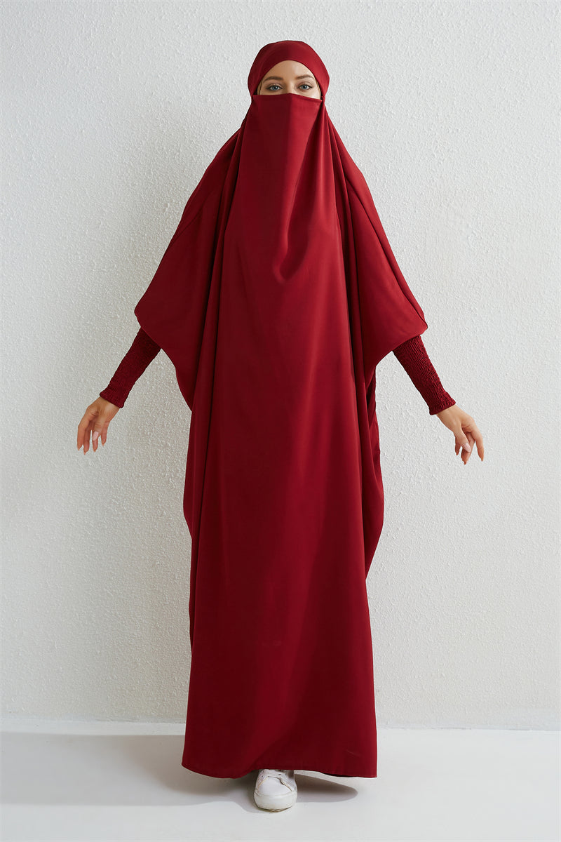 Hooded Prayer Abaya Dress
