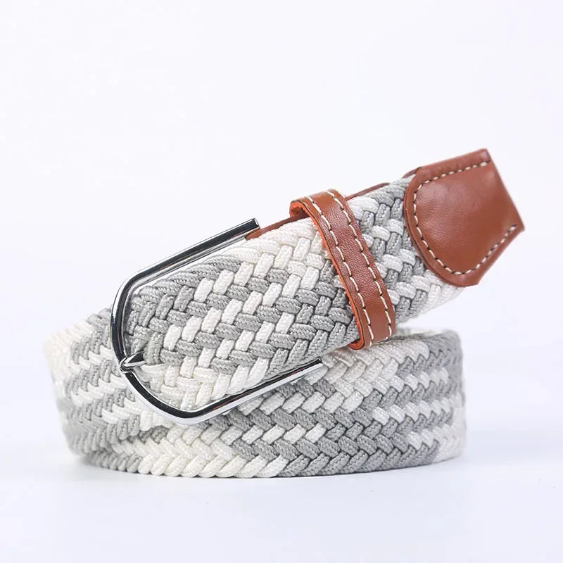 Unisex Braided Canvas Belt