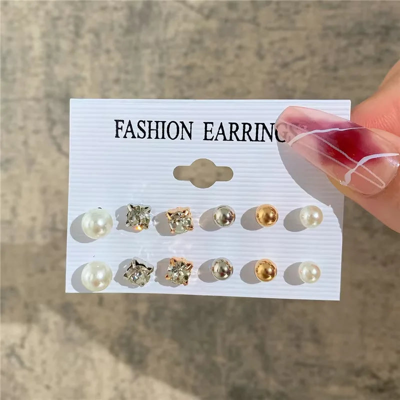 Boho Hoop Earrings Set