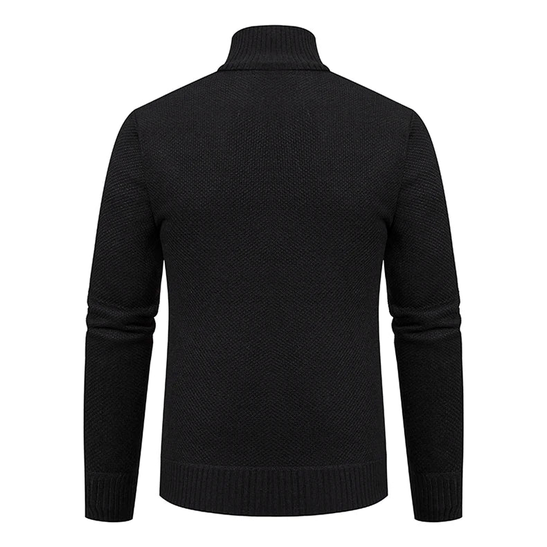 Men's Knit Zip Cardigan | Winter Sweater Jacket