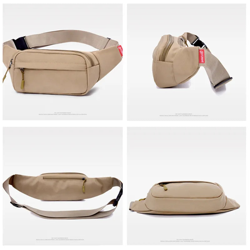 Unisex Canvas Belt Bag