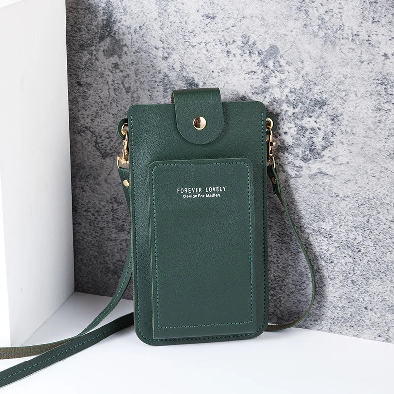 Women's Solid Color Phone Sling Bag – Lightweight Crossbody Shoulder Bag