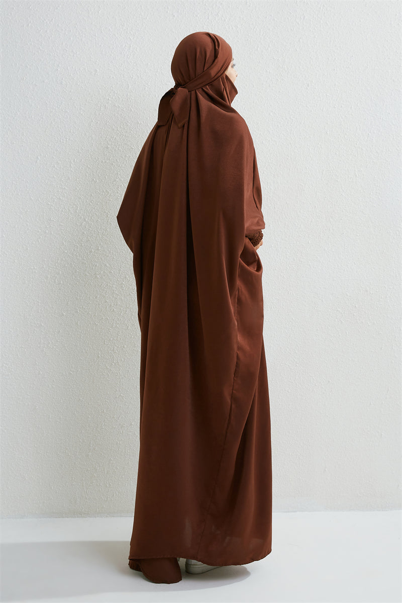 Hooded Prayer Abaya Dress