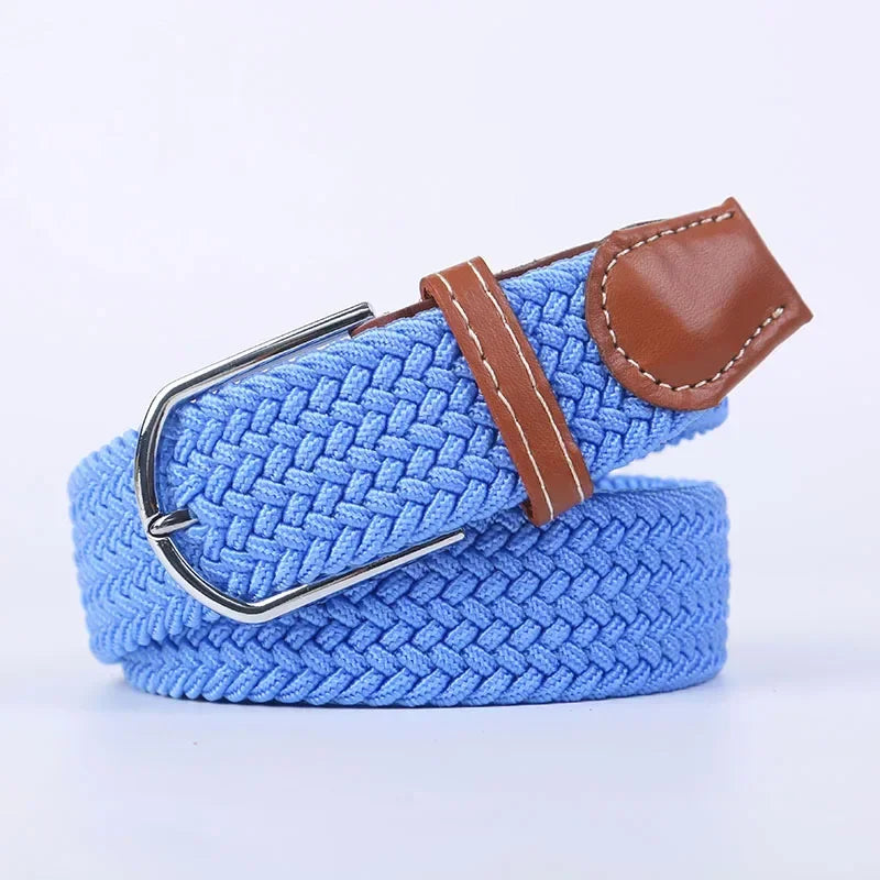 Unisex Braided Canvas Belt
